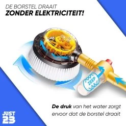 JUST23 Telescopische Autowasborstel – Schrobber Met Steel – Velgenborstel - Autowasset Met Zeep - Roterende Schoonmaakborstel - Multifunctionele Wasborstel -Huishoudelijke Schoonmaak 1200x1200 831