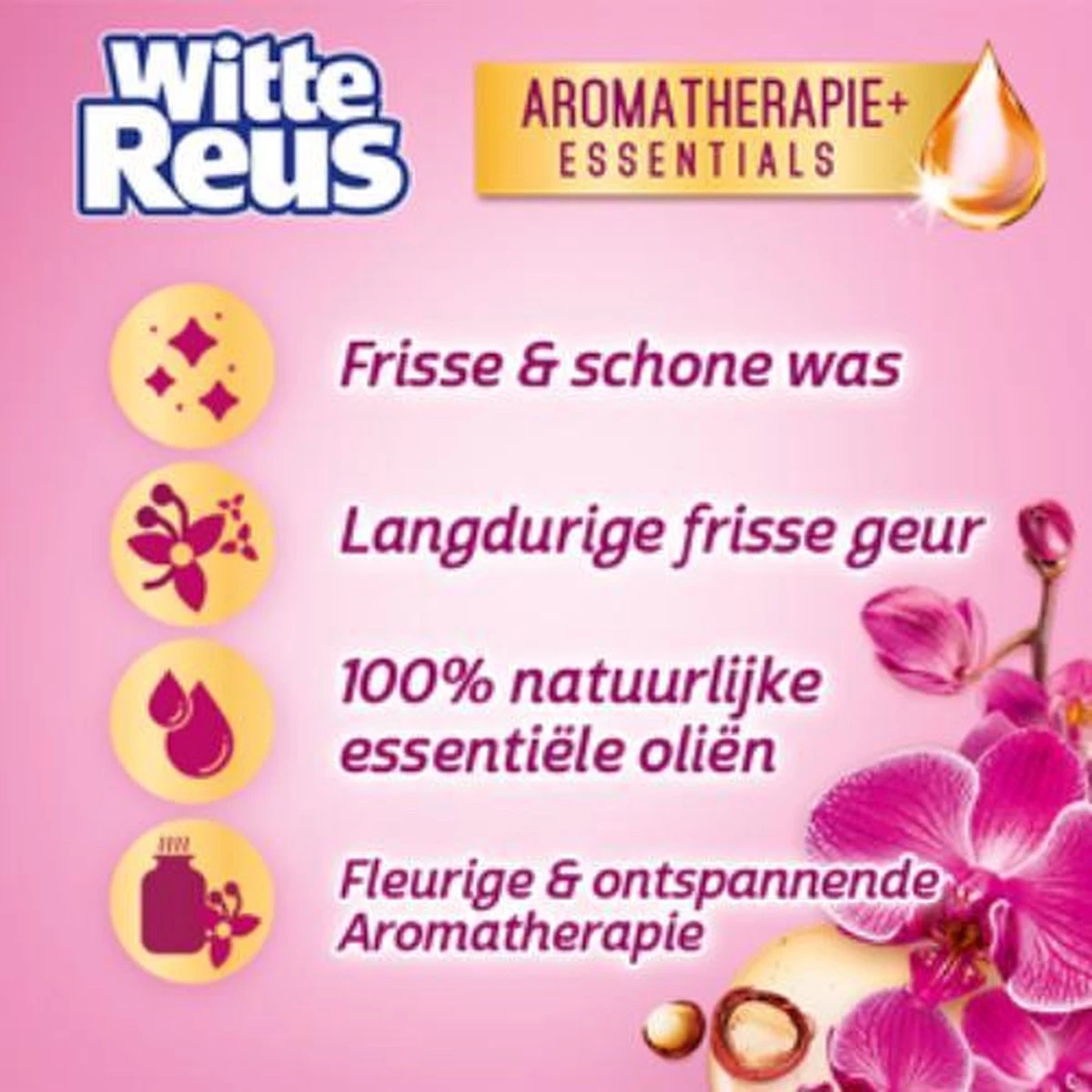 Frisse Reus Orchidee Macadamia Gel Vloeibaar Wasmiddel - Gekleurde Was - Voordeelverpakking - 120 Wasbeurten 10 Frisse Reus Orchidee Macadamia Gel Vloeibaar Wasmiddel - Gekleurde Was - Voordeelverpakking - 120 Wasbeurten - Afbeelding 10