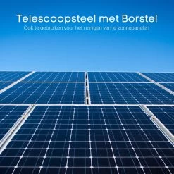Merkloos Telescoopsteel Ramenwassen 4,6M - Met Borstel & Waterdoorvoer - Voor Ramen - Watertoevoer - Borstel -Huishoudelijke Schoonmaak 1200x1200 906