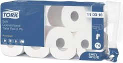 Tork Traditioneel Toiletpapier 3-laags Wit 250 Vel T4 Premium -Huishoudelijke Schoonmaak 1200x611 2