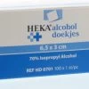 HEKA Alcoholdoekjes - 100 Stuks