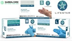 LifeStar-Vinyl Wegwerphandschoenen-100 St.-poedervrij-transparant-Maat M- Beschikbaar S-M-L-XL -Huishoudelijke Schoonmaak 1200x678
