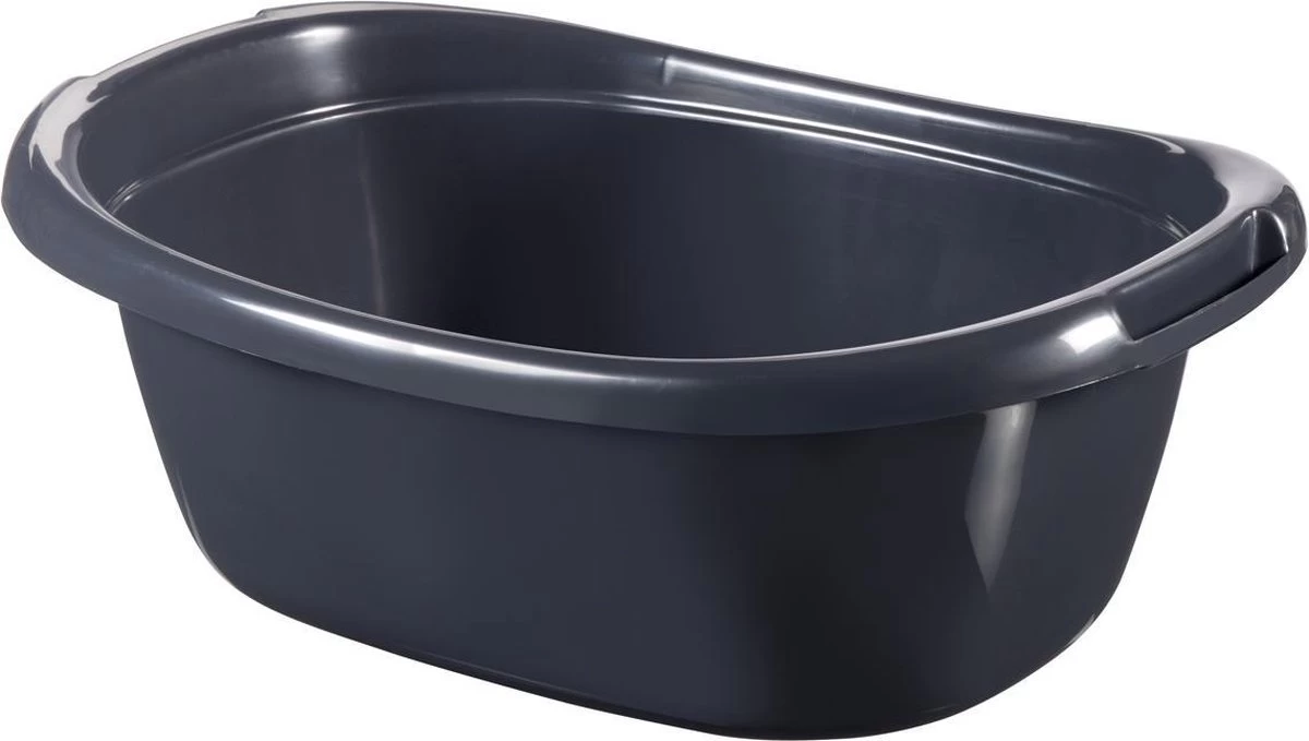 Curver Ovale Teil - Afwasbak - 20L - Antraciet 1 Curver Ovale Teil - Afwasbak - 20L - Antraciet