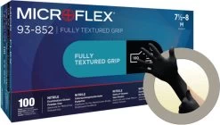 ANSELL MICROFLEX® 93-852 - Nitril Wegwerp Handschoenen, Latexvrij, Poedervrij, M, Zwart, 100 Stuks (0.12-0.15mm) 11 ANSELL MICROFLEX® 93-852 - Nitril Wegwerp Handschoenen, Latexvrij, Poedervrij, M, Zwart, 100 Stuks (0.12-0.15mm) -Huishoudelijke Schoonmaak 1200x680 1