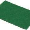 Merkloos Professionele Schuurlapjes / Pads 10 Stuks Groen 15x22,5cm 8mm Dik