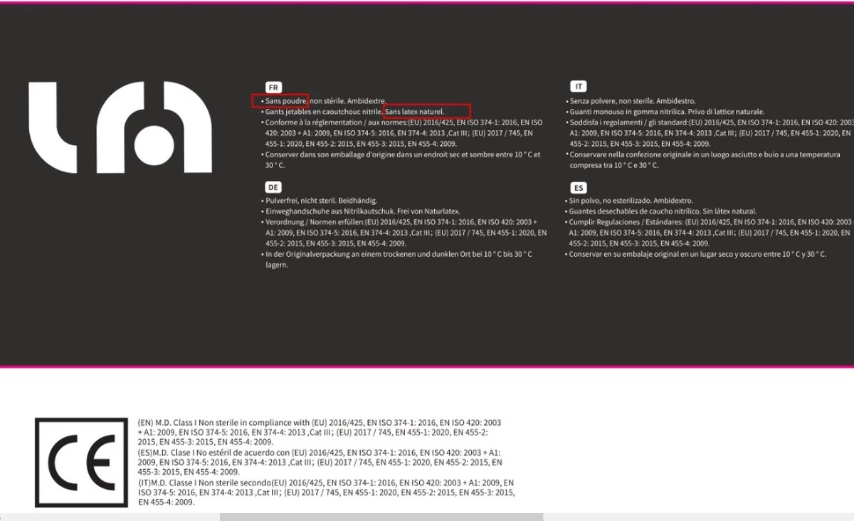 Intco Nitril Handschoenen - Latex Vrij - Zwart - 100 Stuks - Maat Medium 3 Intco Nitril Handschoenen - Latex Vrij - Zwart - 100 Stuks - Maat Medium - Afbeelding 3