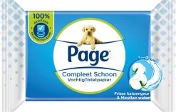Page Vochtig Toiletpapier - 12 X 38 Stuks - Compleet Schoon Vochtig Wc Papier - Voordeelverpakking -Huishoudelijke Schoonmaak 1200x763 2