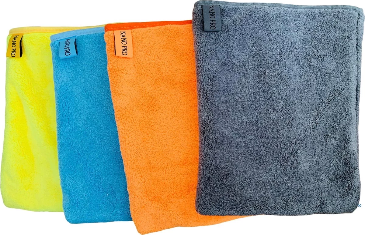 Nanohandschoen Nanodoekjes Geel, Grijs, Oranje 3 Stuks NANO PRO 1 Nanohandschoen Nanodoekjes Geel, Grijs, Oranje 3 Stuks NANO PRO