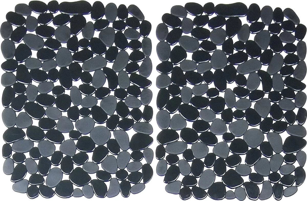 Merkloos Papillon - Gootsteenmat - 40x30 Cm - Kiezels Zwart 4 Merkloos Papillon - Gootsteenmat - 40x30 Cm - Kiezels Zwart - Afbeelding 4