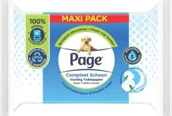 Page Vochtig Toiletpapier - 6 X 74 Stuks - Compleet Schoon Maxi Vochtig Wc Papier - Voordeelverpakking -Huishoudelijke Schoonmaak 1200x813 3