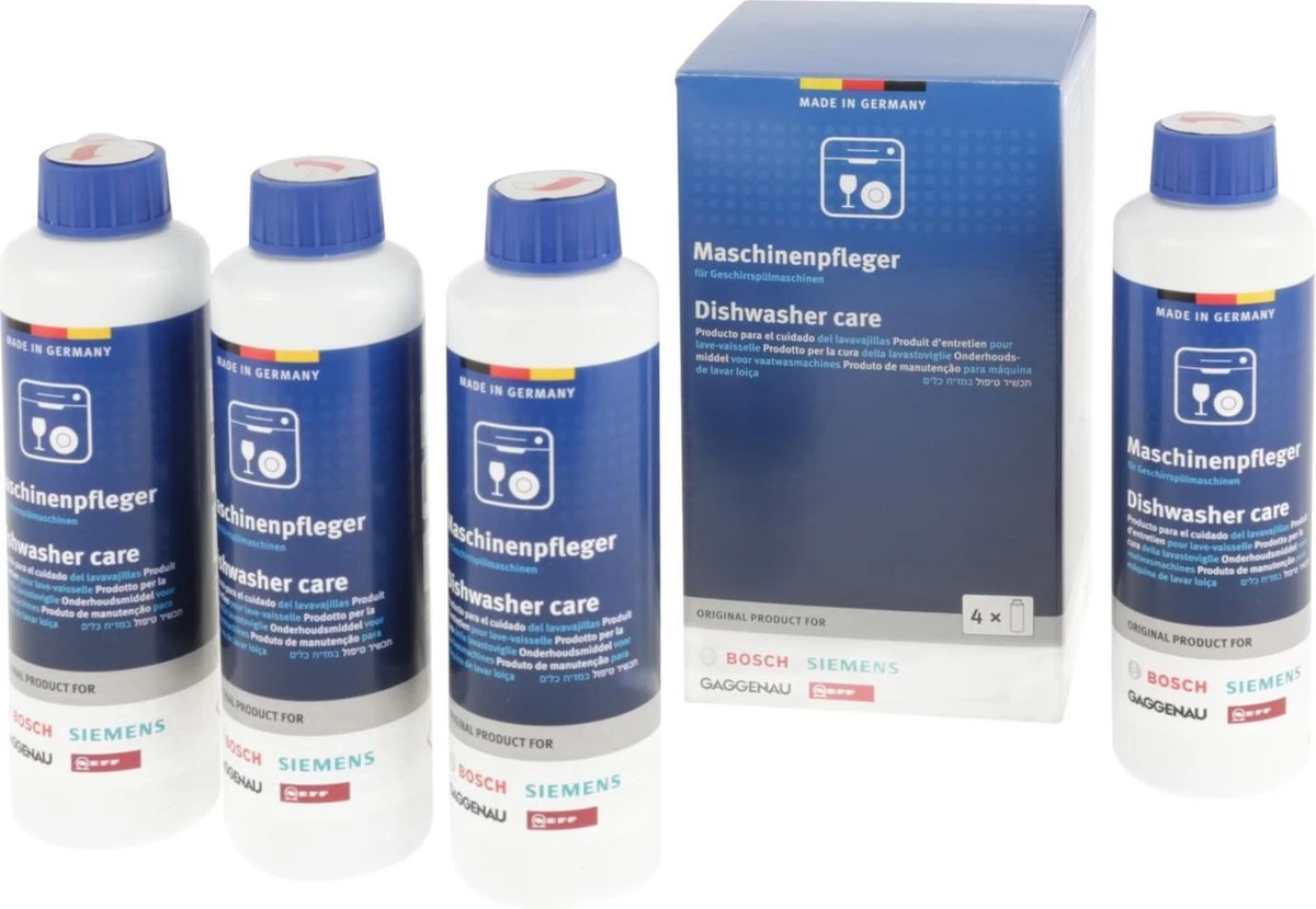 Bosch / Siemens - Vaatwasser Reiniger - 4x 250 Ml - 00311996 2 Bosch / Siemens - Vaatwasser Reiniger - 4x 250 Ml - 00311996 - Afbeelding 2