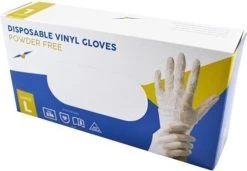 Wegwerp Handschoenen - Vinyl Handschoenen - Poedervrij - Wit - Maat L - 100 Stuks -Huishoudelijke Schoonmaak 1200x832