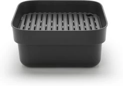 Brabantia SinkSide Afwasbak Vierkant - Met Afdruipschaal - Dark Grey -Huishoudelijke Schoonmaak 1200x843