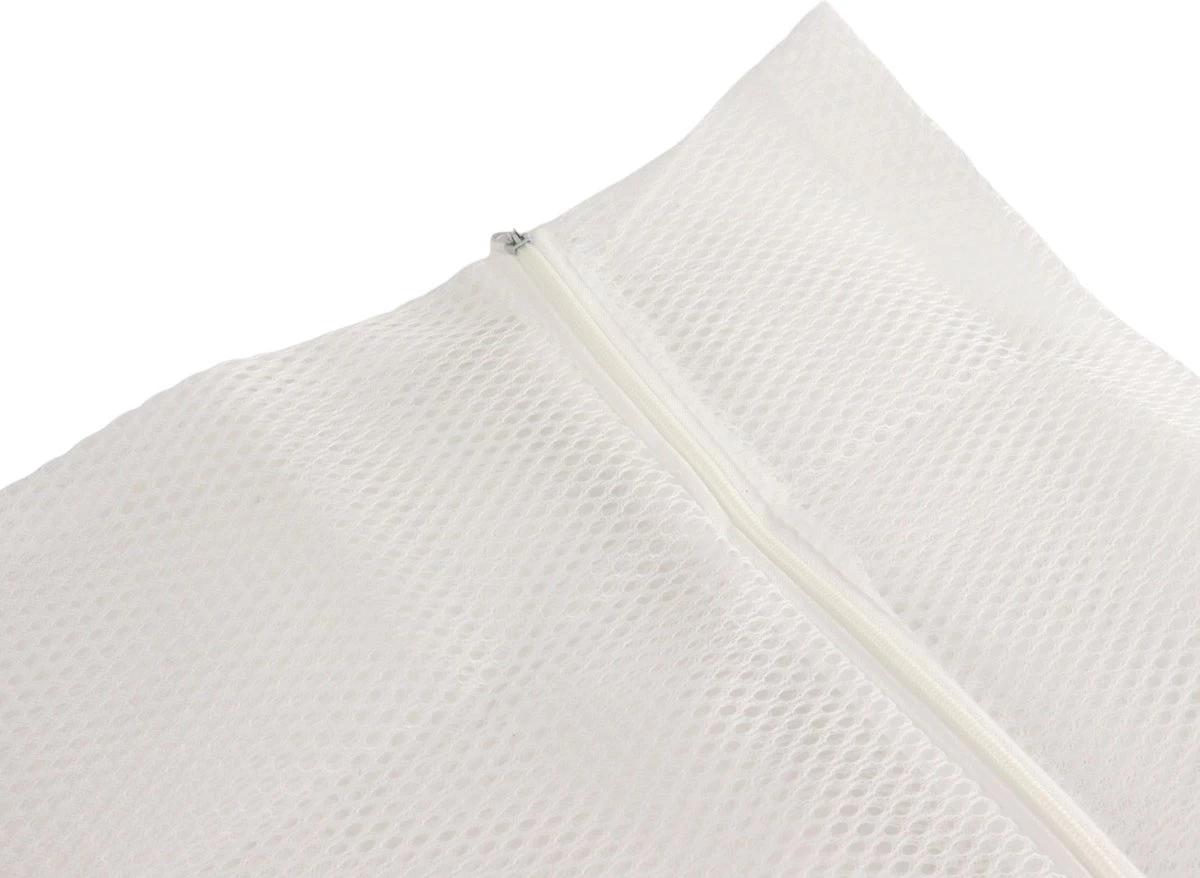 Orange85 Waszakken - 2 Stuks - Ritssluiting - Wit - 50x40 Cm - Polyester 6 Orange85 Waszakken - 2 Stuks - Ritssluiting - Wit - 50x40 Cm - Polyester - Afbeelding 6