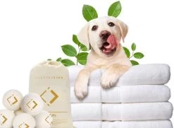 LuxerLiving Wasbol Set Van 6 - Droogt Tot 30% Sneller - Wasverzachter - Droger Ballen - Dryer Balls - Ecologisch - 100% Wol 10 LuxerLiving Wasbol Set Van 6 - Droogt Tot 30% Sneller - Wasverzachter - Droger Ballen - Dryer Balls - Ecologisch - 100% Wol -Huishoudelijke Schoonmaak 1200x879