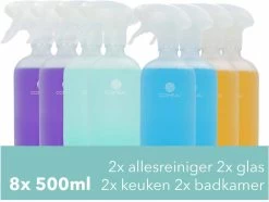 Cosmeau Mixed 8 Stuks Tabletten Cleaning Tabs Schoonmaak Tabs - Allesreiniger - Keukenreiniger - Badkamerreiniger Sanitair