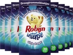 Robijn Intense Morgenfris Droogtrommeldoekjes - 9 X 20 Stuks - Voordeelverpakking -Huishoudelijke Schoonmaak 1200x914