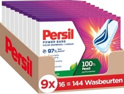 Persil® Persil Power Bars Kleur Wasmiddel - Voordeelverpakking - 9 X 16 Wasbeurten