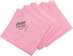Vileda Microvezeldoek PVA Rood Pak Van 5 Stuks -Huishoudelijke Schoonmaak 1200x934 2