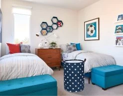 MAESON Wasmand Met Deksel - Opvouwbaar - Waterdicht - 72 L - Opbergmand Kinderkamer - Blauw -Huishoudelijke Schoonmaak 1200x938 1