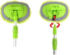 PROPLUS Pro Plus Wasborstel Chenille - Telescopische Steel - Uitschuifbaar Tot 2.50 Meter -Huishoudelijke Schoonmaak 1200x946