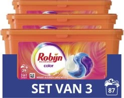 Robijn Color 3 In 1 Wascapsules - 3 X 29 Wasbeurten - Halfjaarbox 11 Robijn Color 3 In 1 Wascapsules - 3 X 29 Wasbeurten - Halfjaarbox -Huishoudelijke Schoonmaak 1200x948