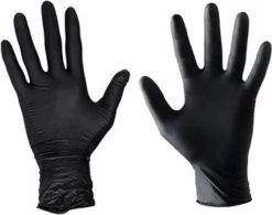 Handschoenen Wegwerp Nitril - Latex Vrij - Ongepoederd - Zwart - Maat L - 100 Stuks -Huishoudelijke Schoonmaak 1200x949 2