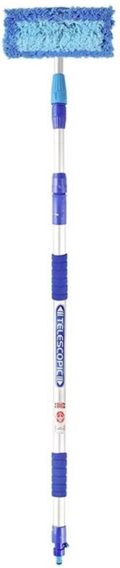 PROPLUS Pro Plus Wasborstel - Heavy Duty - Telescopische Steel - Uitschuifbaar Tot 3 Meter -Huishoudelijke Schoonmaak 254x1200