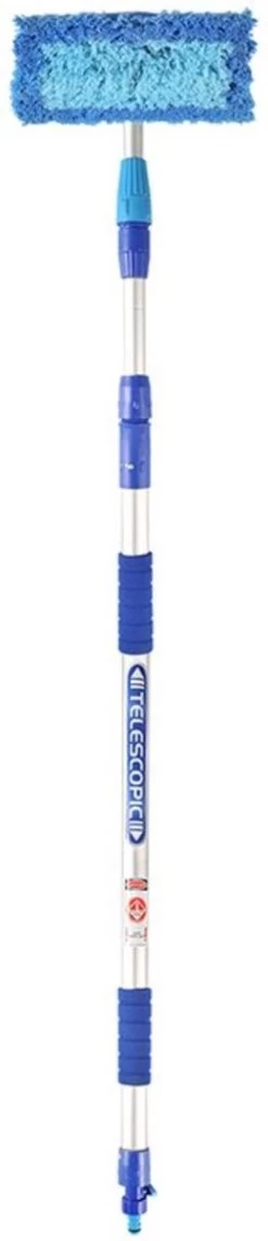 PROPLUS Pro Plus Wasborstel - Heavy Duty - Telescopische Steel - Uitschuifbaar Tot 3 Meter -Huishoudelijke Schoonmaak 260x1200