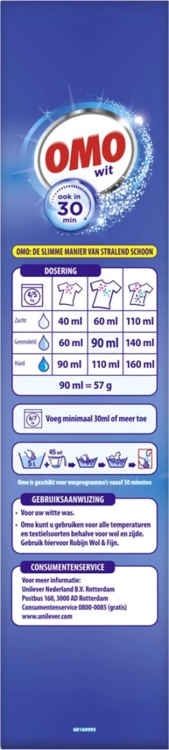 Omo Wit XXL Waspoeder 80 Wasbeurten 14 Omo Wit XXL Waspoeder 80 Wasbeurten -Huishoudelijke Schoonmaak 271x1200