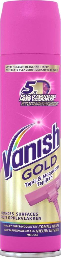 Vanish Gold Mousse Voor Tapijt Vlekkenverwijderaar - 600 Ml 11 Vanish Gold Mousse Voor Tapijt Vlekkenverwijderaar - 600 Ml -Huishoudelijke Schoonmaak 284x1200 3
