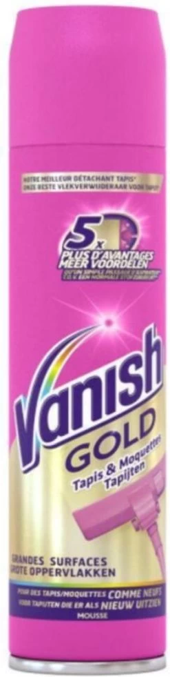Vanish Gold Mousse Voor Tapijt Vlekkenverwijderaar - 600 Ml 8 Vanish Gold Mousse Voor Tapijt Vlekkenverwijderaar - 600 Ml -Huishoudelijke Schoonmaak 302x1200