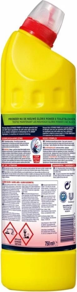 8x Glorix Bleek Original 750 Ml -Huishoudelijke Schoonmaak 319x1200