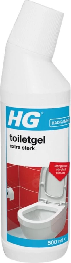 HG Toiletgel Extra Sterk - 500ml - Verwijdert De Hardnekkigste Aanslag - Tast Niet Glazuur, Roestvrijstaal En Chroom Niet Aan - Biologisch Afbreekbaar -Huishoudelijke Schoonmaak 326x1200 1