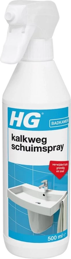 HG Kalkweg Schuimspray - 500ml - 100% Glans - Verwijdert En Voorkomt Kalk - Biologisch Afbreekbaar -Huishoudelijke Schoonmaak 331x1200 3