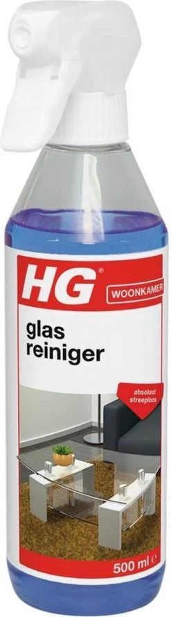 HG Glasreiniger - 500ml - 100% Streeploze Glans - Snel Droog -Huishoudelijke Schoonmaak 334x1200 6