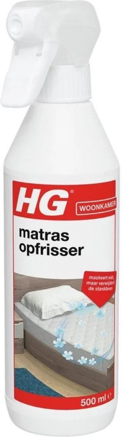 HG Matrasopfrisser - 500ml - Maskeert Niet, Maar Neemt De Bron Weg - Geeft Snel Een Fris Matras -Huishoudelijke Schoonmaak 337x1200
