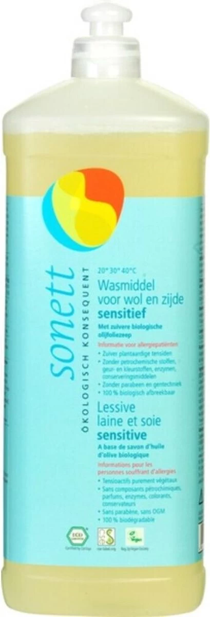Sonett Wasmiddel Wol & Zijde 1 Sonett Wasmiddel Wol & Zijde