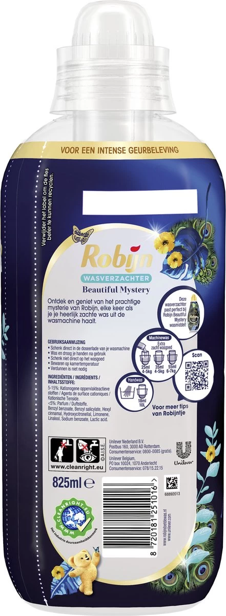 Robijn Collections Beautiful Mystery Wasverzachter - 8 X 33 Wasbeurten - Voordeelverpakking 3 Robijn Collections Beautiful Mystery Wasverzachter - 8 X 33 Wasbeurten - Voordeelverpakking - Afbeelding 3