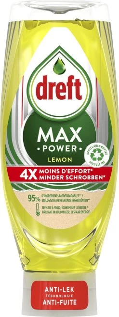 Dreft MaxPower - Lemon - Vloeibaar Afwasmiddel - Voordeelverpakking 8 X 640 Ml 14 Dreft MaxPower - Lemon - Vloeibaar Afwasmiddel - Voordeelverpakking 8 X 640 Ml -Huishoudelijke Schoonmaak 453x1200 1