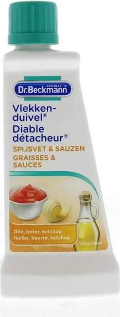 Dr. Beckmann Vlekkenduivel Spijsvet & Sauzen 50 Ml -Huishoudelijke Schoonmaak 456x1200 1