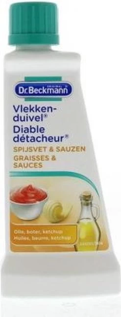 Dr. Beckmann Vlekkenduivel Spijsvet & Sauzen 50 Ml -Huishoudelijke Schoonmaak 458x1200
