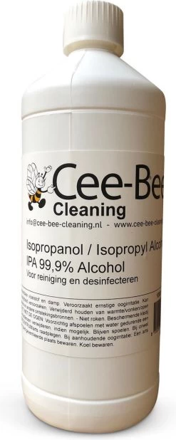 Cee-Bee Isopropanol | Isopropyl | IPA 99.9% Alcohol | 1000 Ml