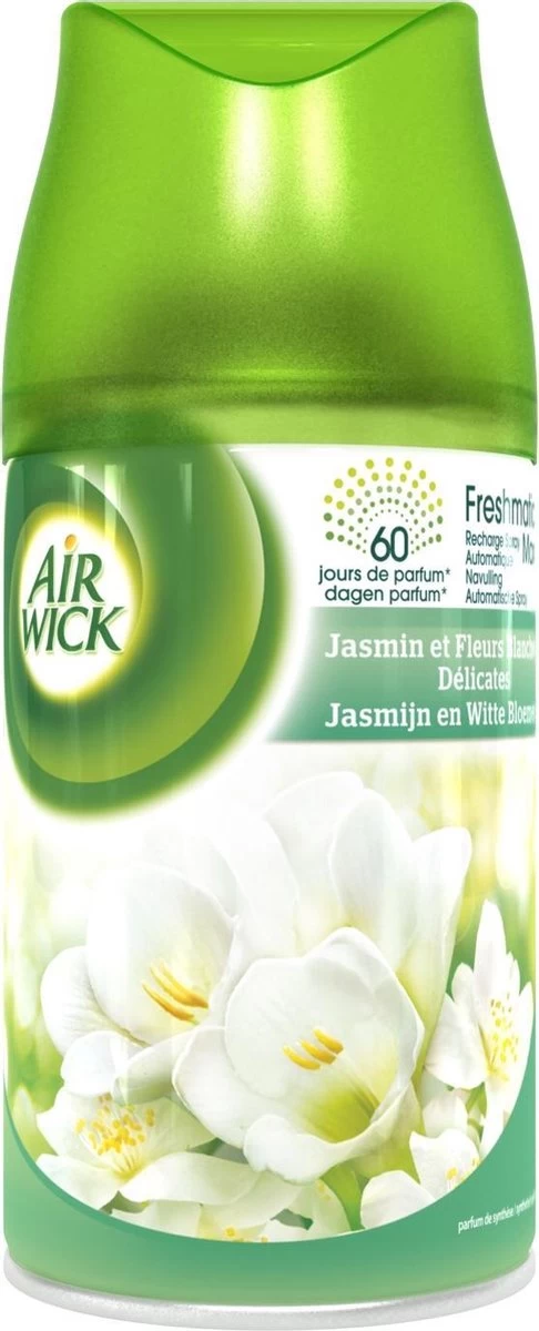 Air Wick Luchtverfrisser Navulling Freshmatic Jasmijn & Witte Bloemen 6 X 250 Ml 2 Air Wick Luchtverfrisser Navulling Freshmatic Jasmijn & Witte Bloemen 6 X 250 Ml - Afbeelding 2