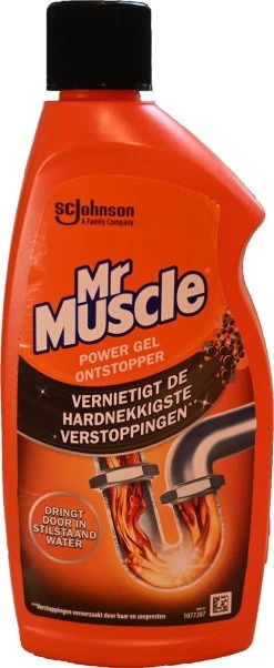 3x Mr. Muscle Power Gel Ontstopper 500 Ml -Huishoudelijke Schoonmaak 492x1200 1
