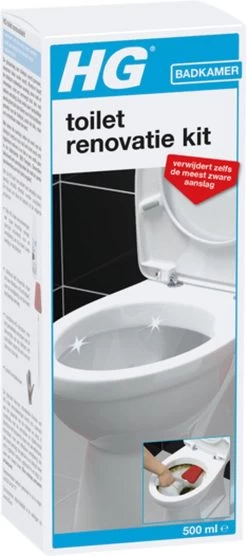 HG Toilet Renovatiekit - 500ml - Extreem Sterk - Volledige Kit -Huishoudelijke Schoonmaak 533x1200 1
