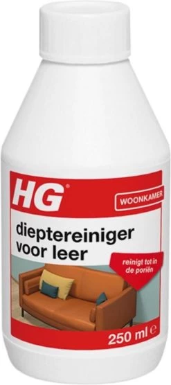 HG Dieptereiniger Voor Leer - 250 Ml - Reinigt Tot In De Poriën -Huishoudelijke Schoonmaak 533x1200 2