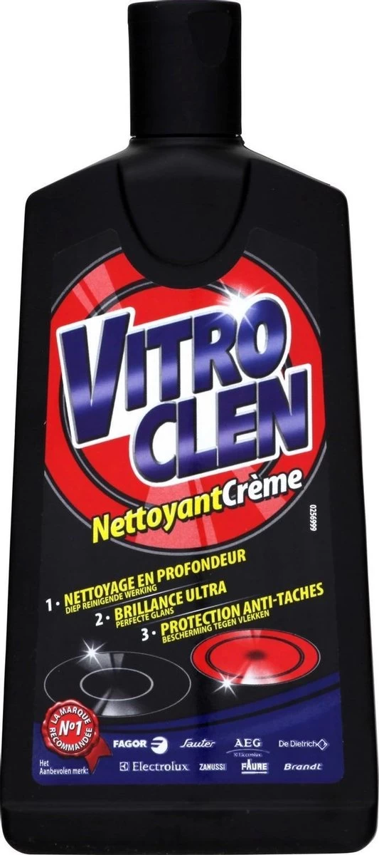 Vitroclen Kookplaatreiniger - Keramisch & Inductie - 500 Ml 2 Vitroclen Kookplaatreiniger - Keramisch & Inductie - 500 Ml - Afbeelding 2