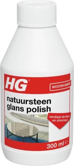 HG Natuursteen Glans Polish (product 44) - 300ml - Voor Alle Soorten Natuursteen