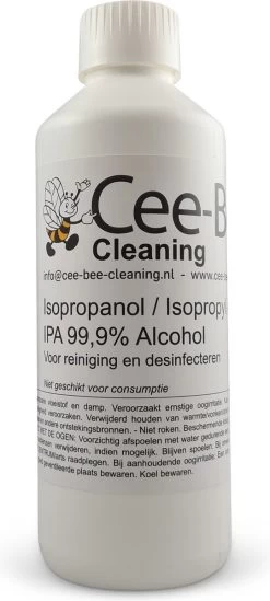 Cee-Bee Isopropanol | Isopropyl | IPA 99.9% Alcohol | 1000 Ml | 3 Flessen á 1 Liter | 3 Liter -Huishoudelijke Schoonmaak 540x1200